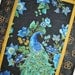 Peacock Quilted Wall Art in Timeless Treasure Plume  Fabric Line