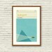 THE LIFE AQUATIC Inspired Poster, Art Print Movie Poster - 12 x 18 Minimalist, Nautical, Triangle, Hollywood Regency, Vintage, Retro Home