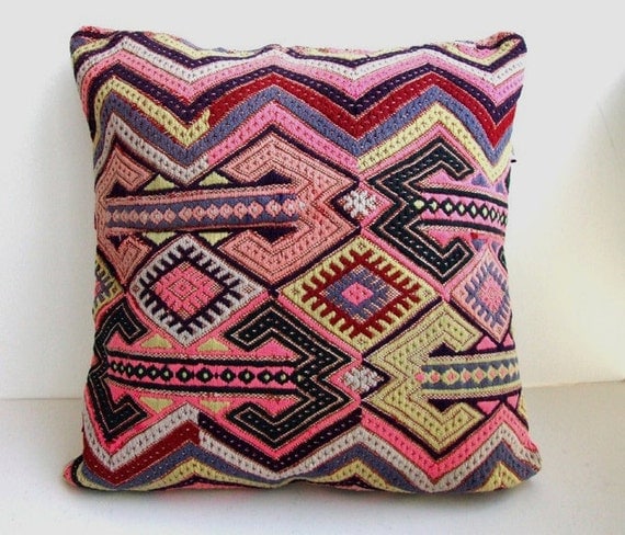 Anatolian - Turkish Rug Pillow Cover - kilim