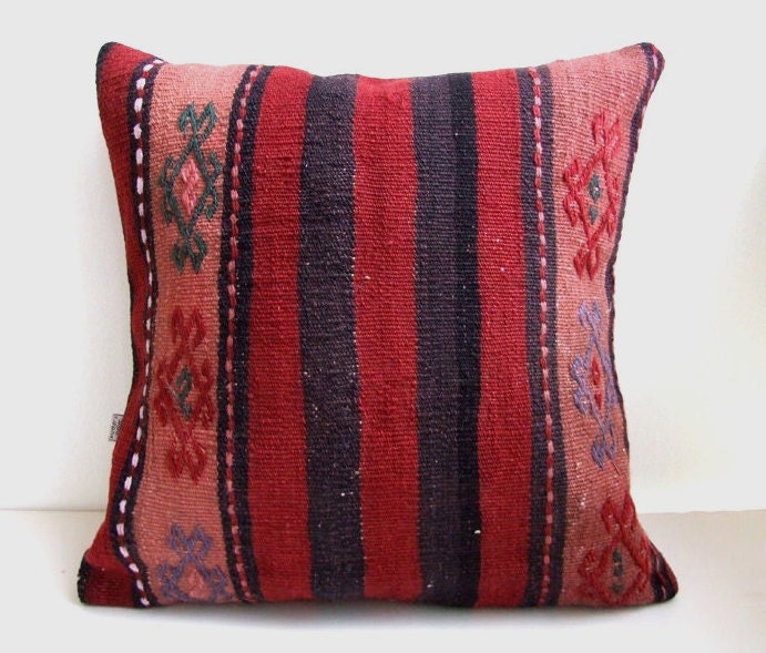 Anatolian - Turkish Rug Pillow Cover (kilim)