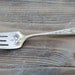 Vintage Serving Fork - Give Thanks - Hand Stamped Serving Fork - Silverplate - Hostess Gift - Shabby Chic