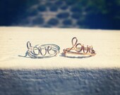 Love ring- plated wire
