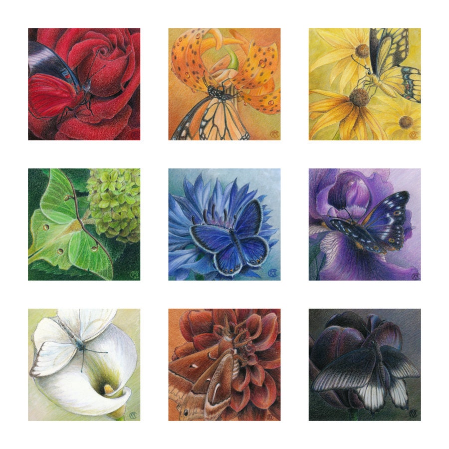 Choose any three colors from my "Camouflage" Series - Custom Art Reproduction (Print) - GREAT customizable personalized Valentine's gift