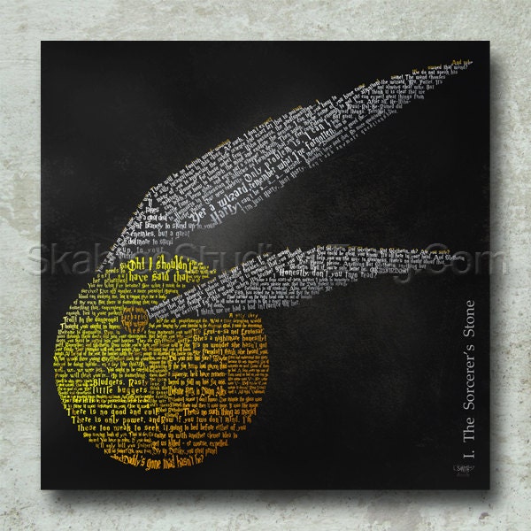 Harry Potter Movie Art Print -The Sorcerer's Stone -Print Only