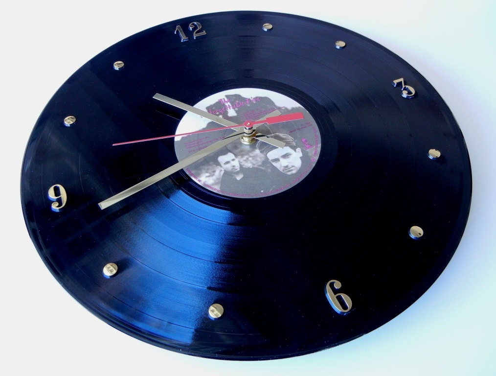U2 Vinyl Record Wall Clock (The Unforgettable Fire)