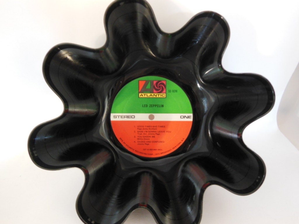 LED ZEPPELIN Recycled Record Bowl (Led Zeppelin)