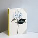 Blue flowers notebook - A6