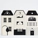 House gift tags - set of 6