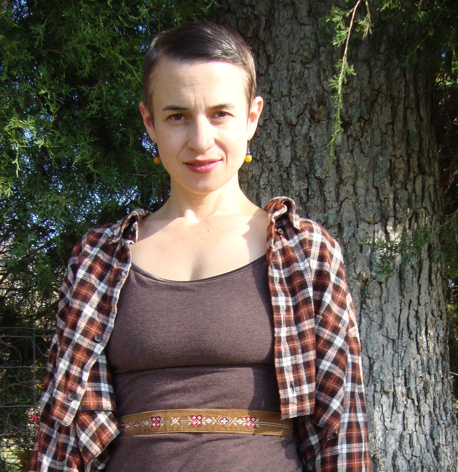 Maternity Capelet/ Nursing Cover Up Fall Layering Capelet/ Upcycled Tunic Style Shirt/ Crop Shirt
