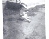 Baby has Swag, vintage photograph
