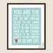 You Are The Peanut to My Butter - FULLY Customizable Colors and Text 8x10 Print - Others Sizes Available