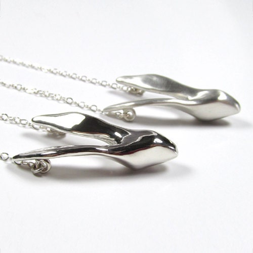 Rabbit Necklace - sterling silver rabbit jewellery with a polished finish