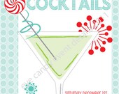 Cocktail - Birthday - Holiday Party Invite - DIY Printable Invitation - Cocktail Party Invite Il_170x135