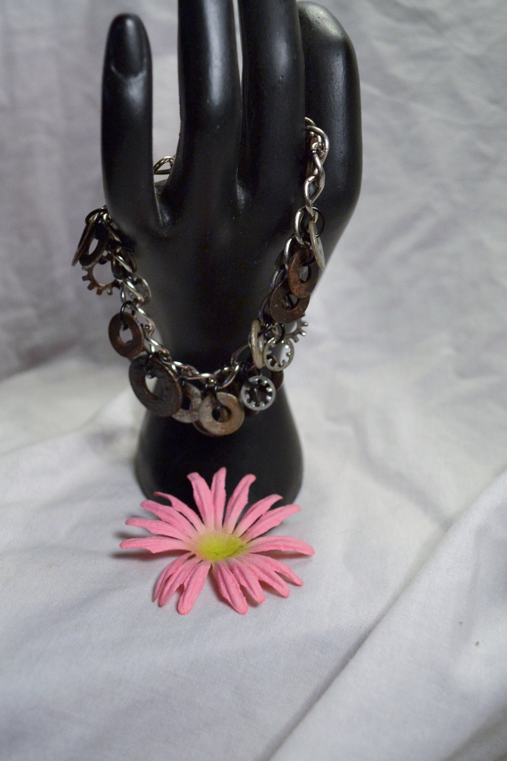 Upcycled Vintage Washer Bracelet