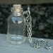 Bottle Necklace, Vial Necklace, Empty Bottle Necklace, Glass Bottle, DIY, Jewelry,