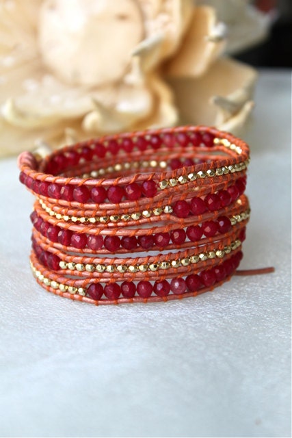 24k Gold Plated Orange Wrap