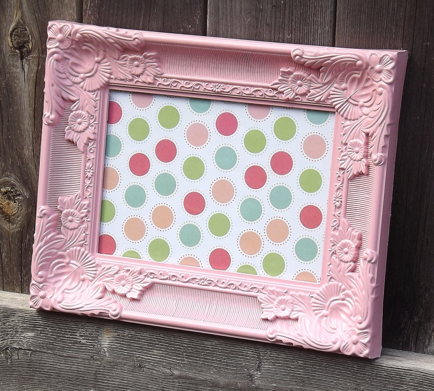 5x7 Picture Frame LIGHT PINK Photo Frame Holdiay Decor Wedding Decor Candy Bar Sign Birthday Party Decoration