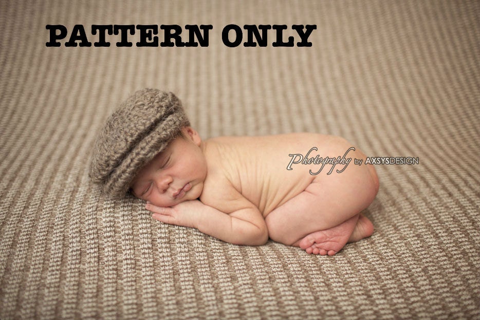 CROCHET PATTERN - Slouchy newscap