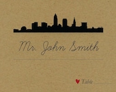 Skyline Place Cards