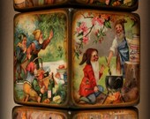 Vintage Looking Gnomes/Clowns Blocks