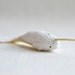 white narwhal - narhwal plush - soft sculpture animal