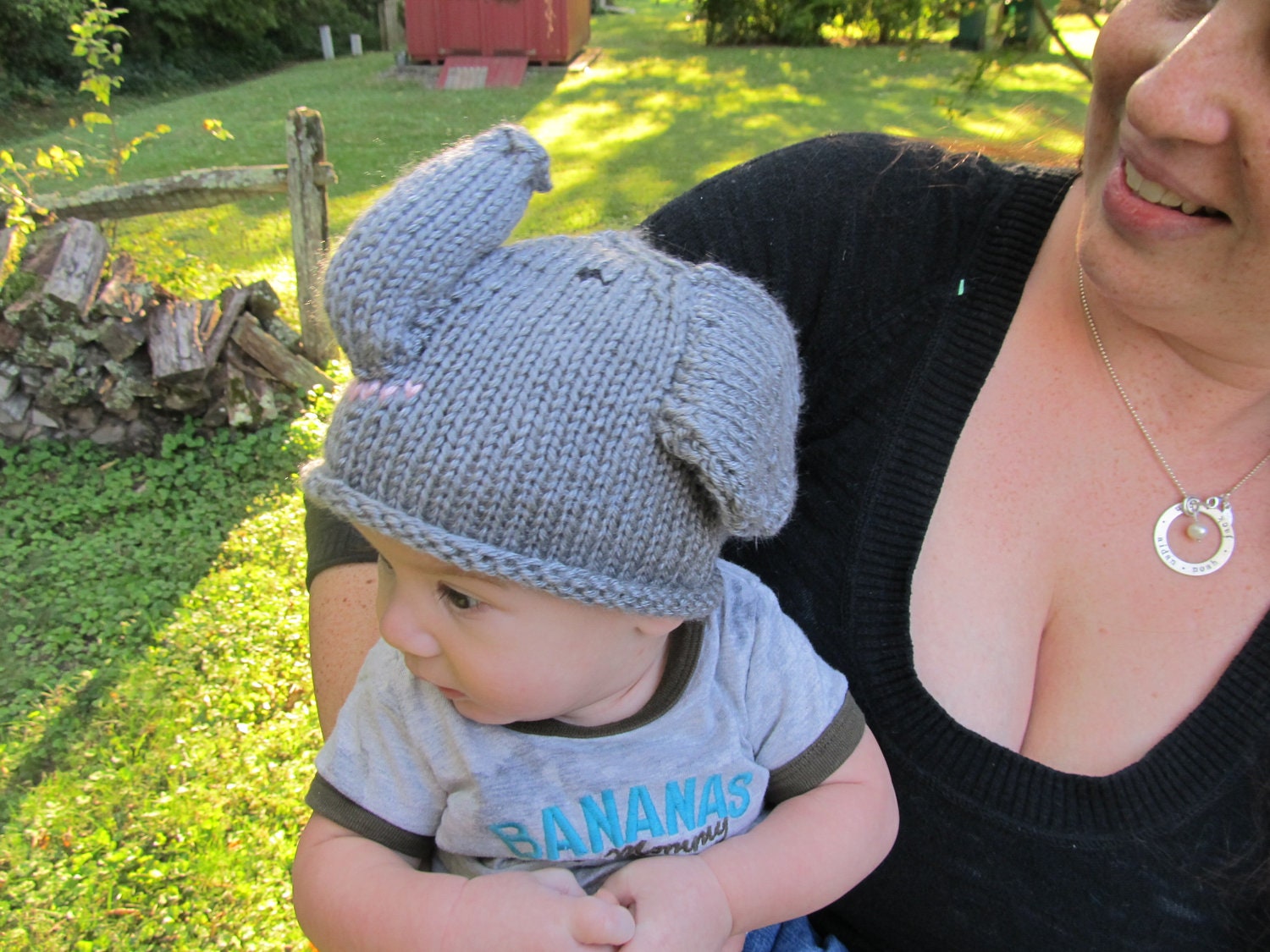 Elephant Hat  Babies size 6-9 Mos