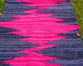 Hand woven rag rug - 3.5 x 4.26' MADE TO ORDER