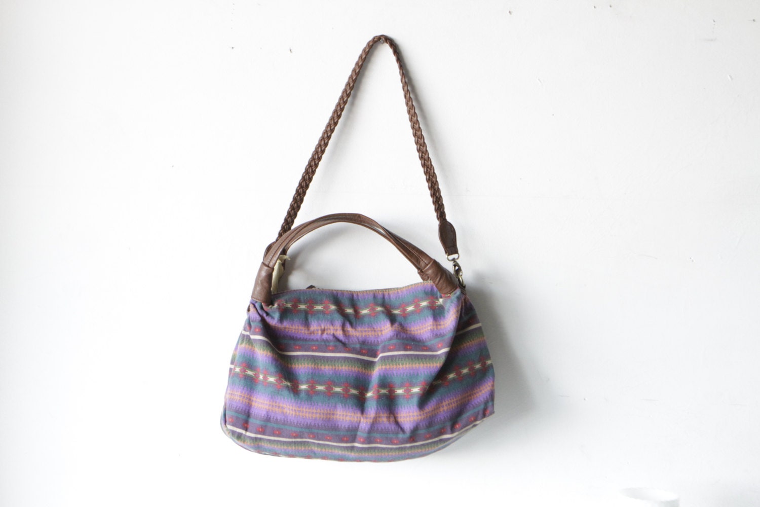 SOUTHWEST ikat style BRIGHT purse extra large TOTE bag