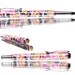 Elvis Presley Pen - Rollerball real pink stamps with the King on them handmade unique gift for a woman
