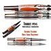 Beautiful feather ballpoint writing pen Finished by Mike Trobee to a high end ballpoint handcrafted pen