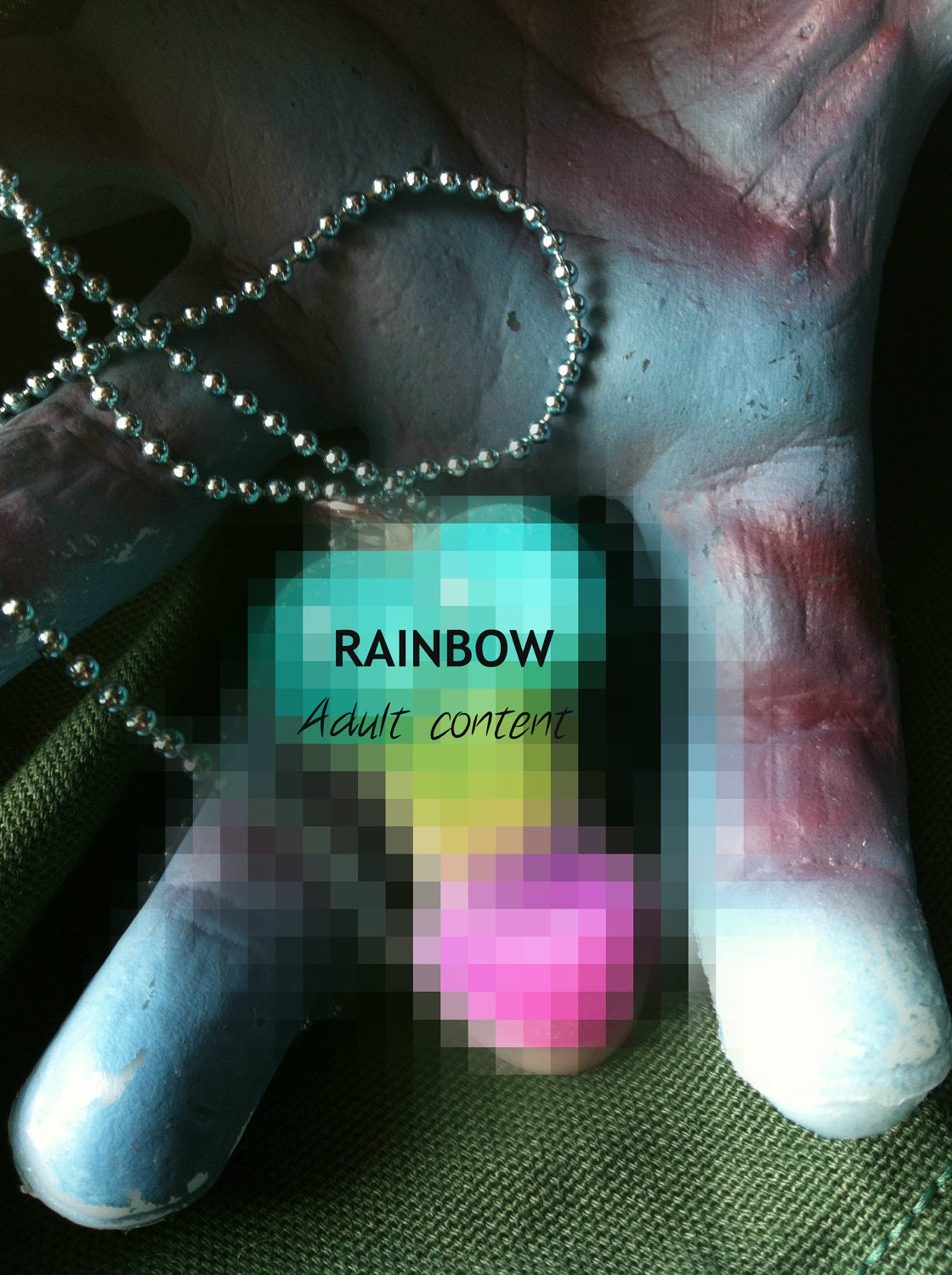 ON HOLD :)  - Rainbow glitter stump for the PROUD
