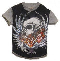One of a Kind Custom POISON  rock band concert pet tee shirt for dog or cat