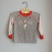 70s RETRO COACH Boys Top.....size 3T boys....kids. children. retro. sweater. sweat shirt. top. boho. sports. jersey. ball. play
