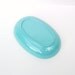 Aqua Melamine Dish, Oval Bowl, Turquoise Melmac, Divided Serving Dish, Kitchenware