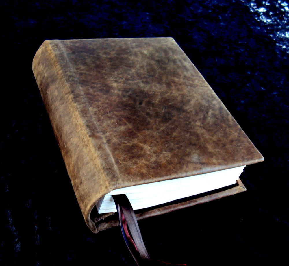 Made To Order 9x12 Basic Book of Shadows, Grimoire, Spell Book, Book of Mirrors, Journal, handmade, blank, custom, bos