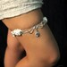 Sexy Glam Couture Crystal White Satin Wedding Garter