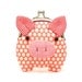 Little salmon pink piggy clutch purse