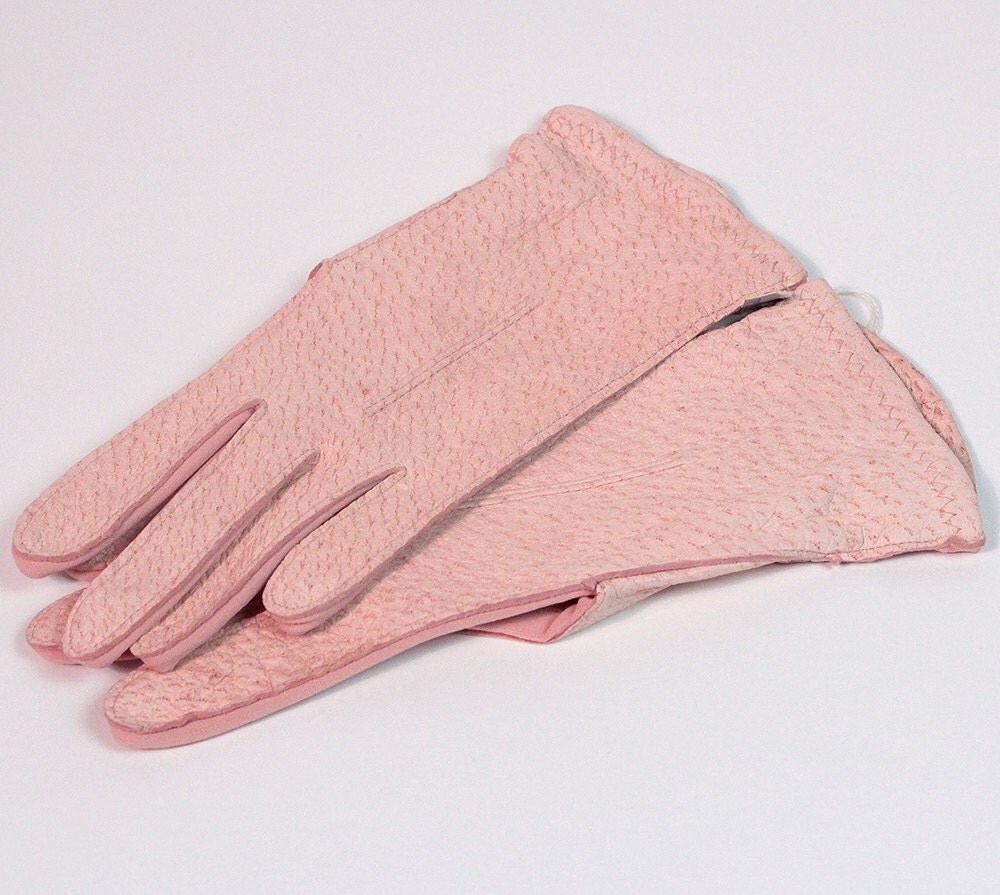 Pink Driving Gloves