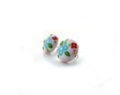 Flowers stud earrings