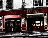 Red Cafe  8x10  Fine Art Print Photography