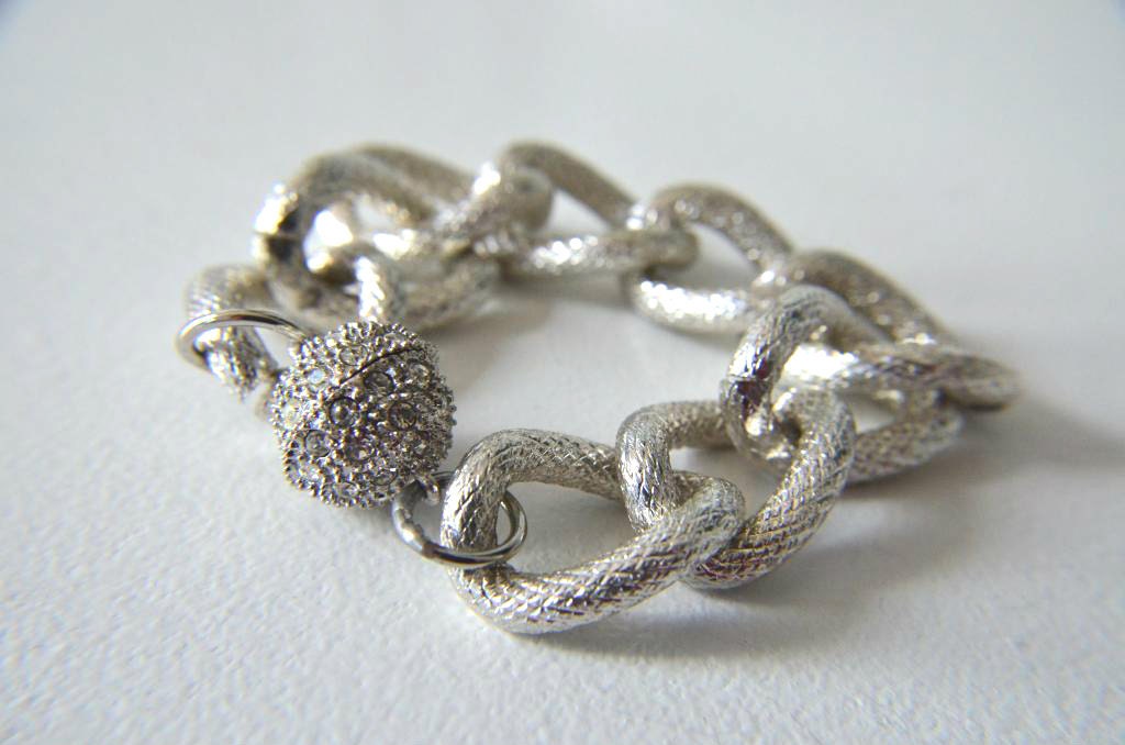 Silver Chunky Chain Bracelet