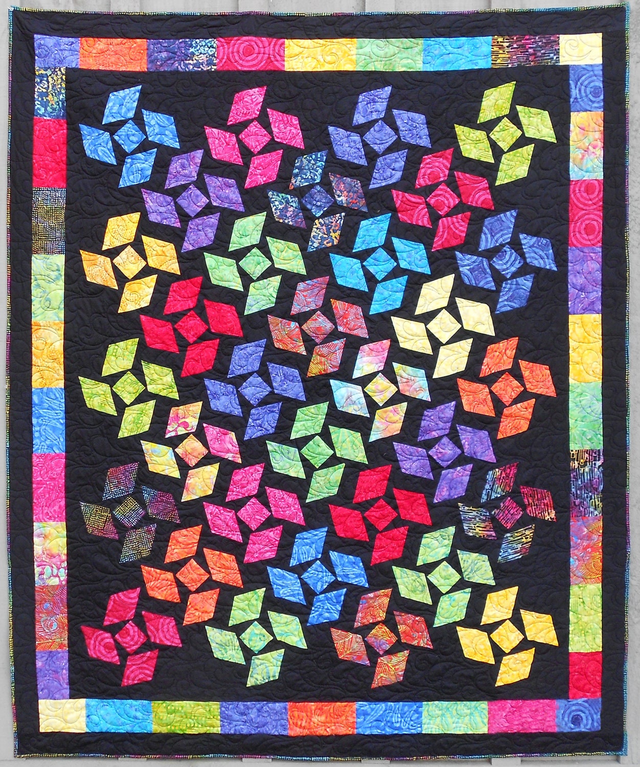 25% Coupon Code - Quilt Pattern PDF INSTANT dOWNLOAD - Twilight Tango - Crib to King Size - Layer Cake - Confident Beginner