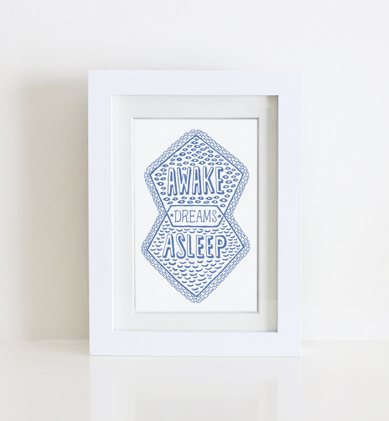 Venn by Pen Print - Awake, Asleep, Dreams