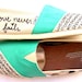 The Iris - Teal and Cream Custom TOMS