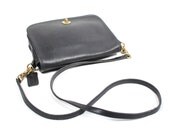 Vintage Black Leather COACH Purse Handbag