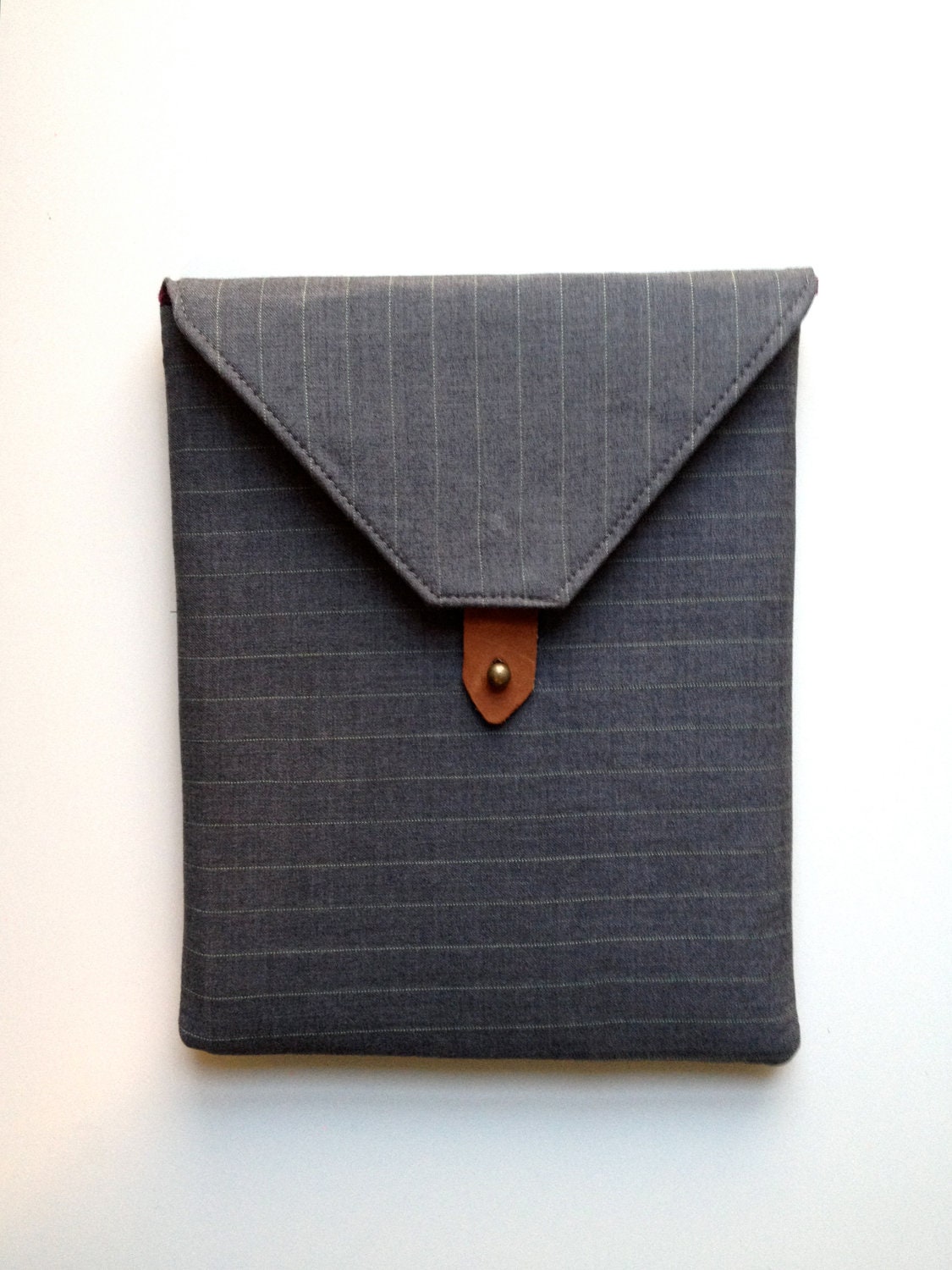 iPad Sleeve Handmade from Wool Suit - One of a Kind