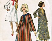 Vintage 70s beach cover up or dress pattern McCalls 8320 Bust 32
