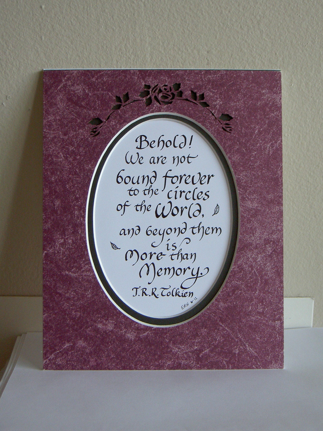 More than Memory matted print