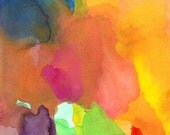 Large Art Print, Watercolor, Dancing Together