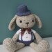PATTERN - Miss and Mister Bunny, amigurumi bunny couple, crochet toys